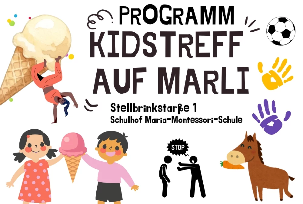 Kidstreff auf Marli: Programm im Juni 2026
