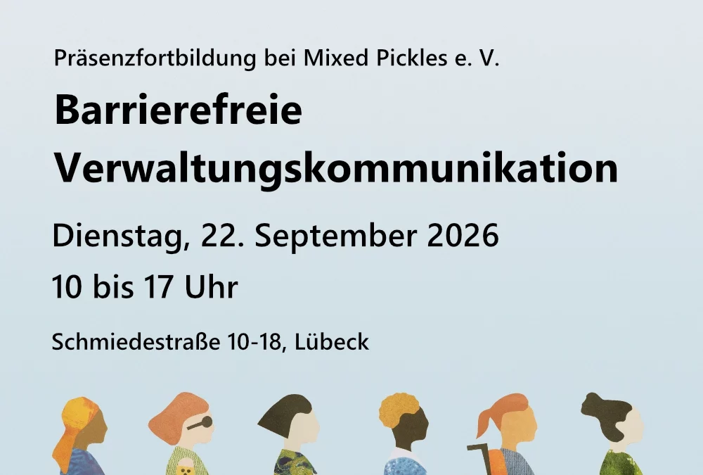 Präsenzfortbildung bei Mixed Pickles e. V.